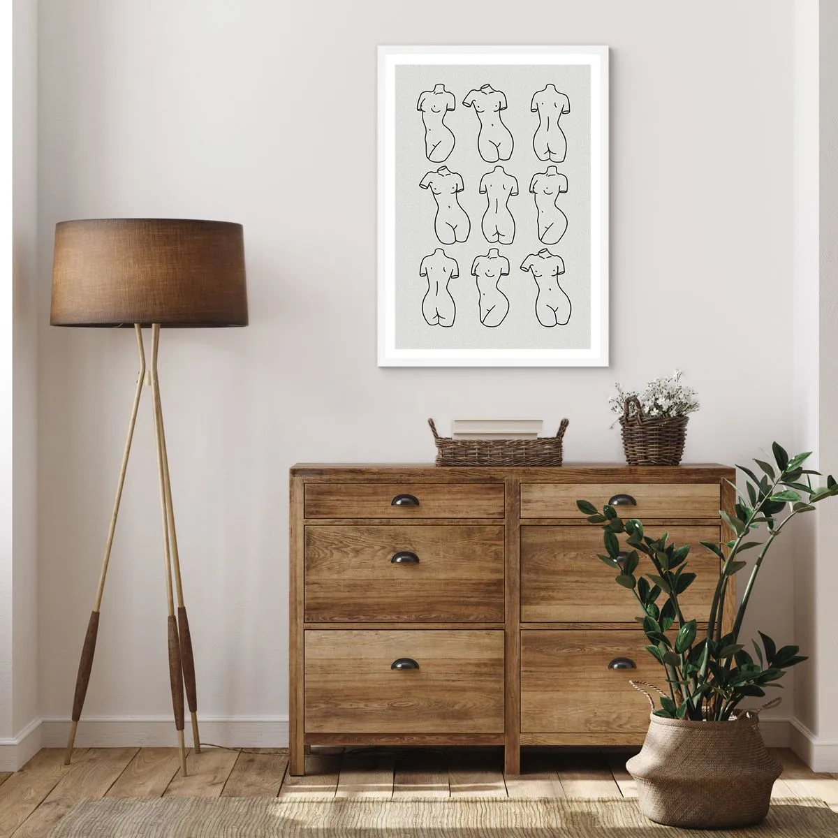 Poster in einem weißen Rahmen - Nur Venus - 50x70 cm