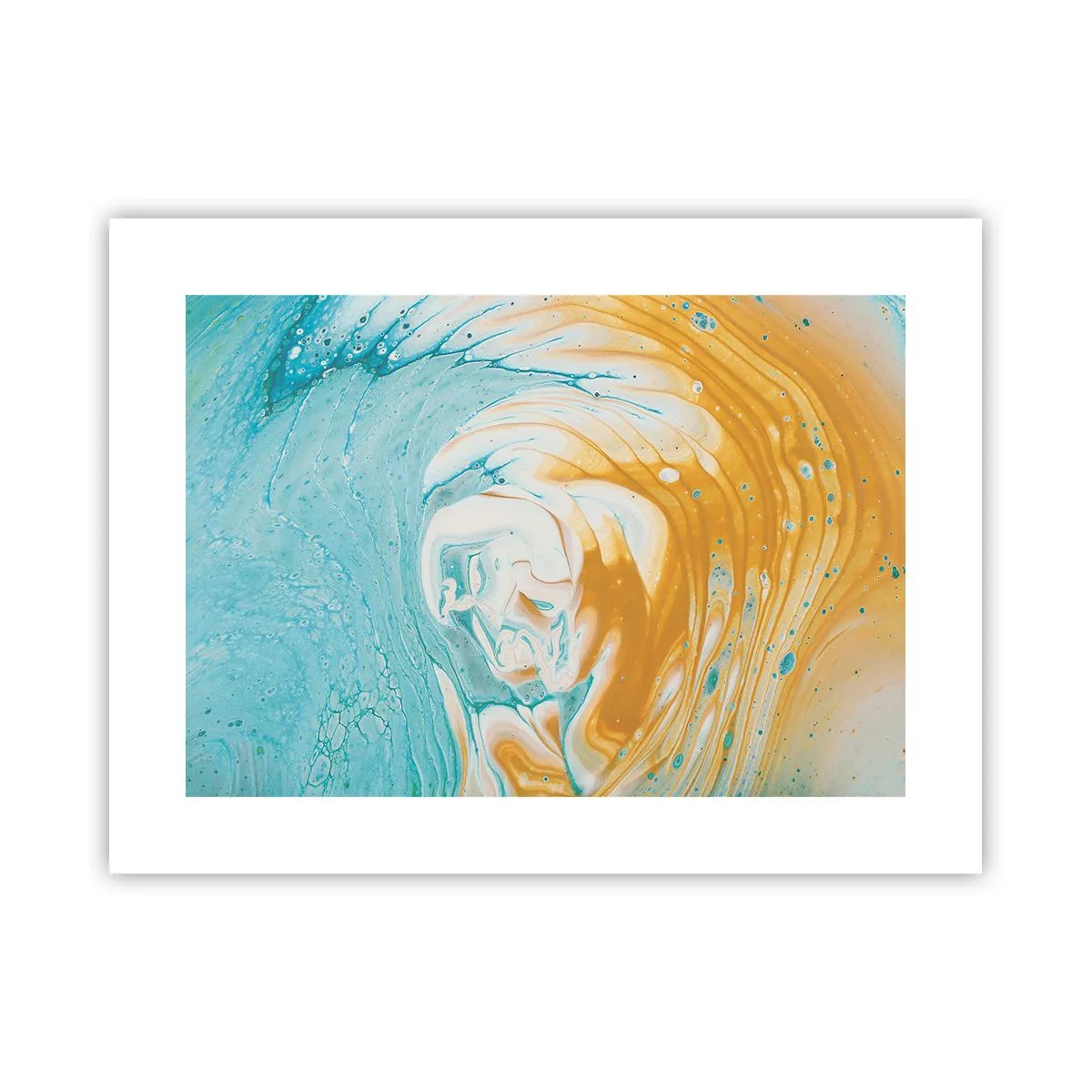 Poster - Pastellwirbel - 40x30 cm