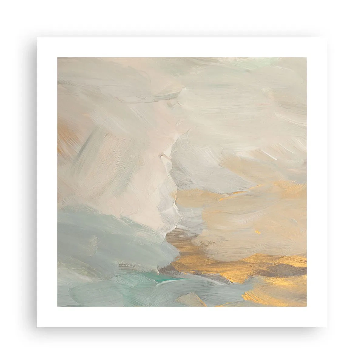 Poster - Abstraktion – das Land der Sanftheit - 50x50 cm