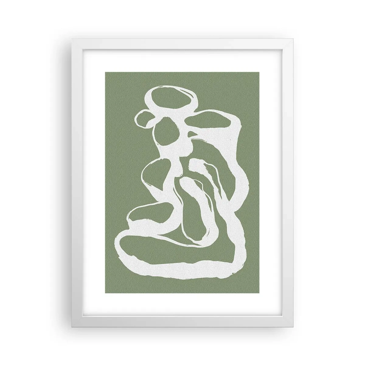 Poster in einem weißen Rahmen - Ruf des Weltraums - 30x40 cm