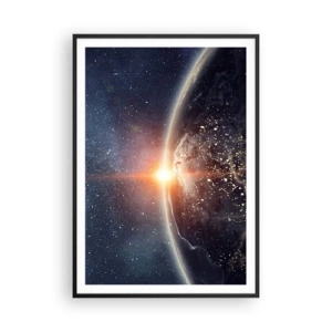 Poster in einem schwarzem Rahmen - In einer neuen Perspektive - 70x100 cm