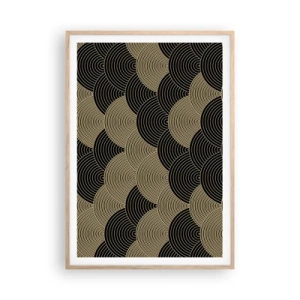 Poster in einem Rahmen aus heller Eiche - Einheit in der Vielfalt - 70x100 cm