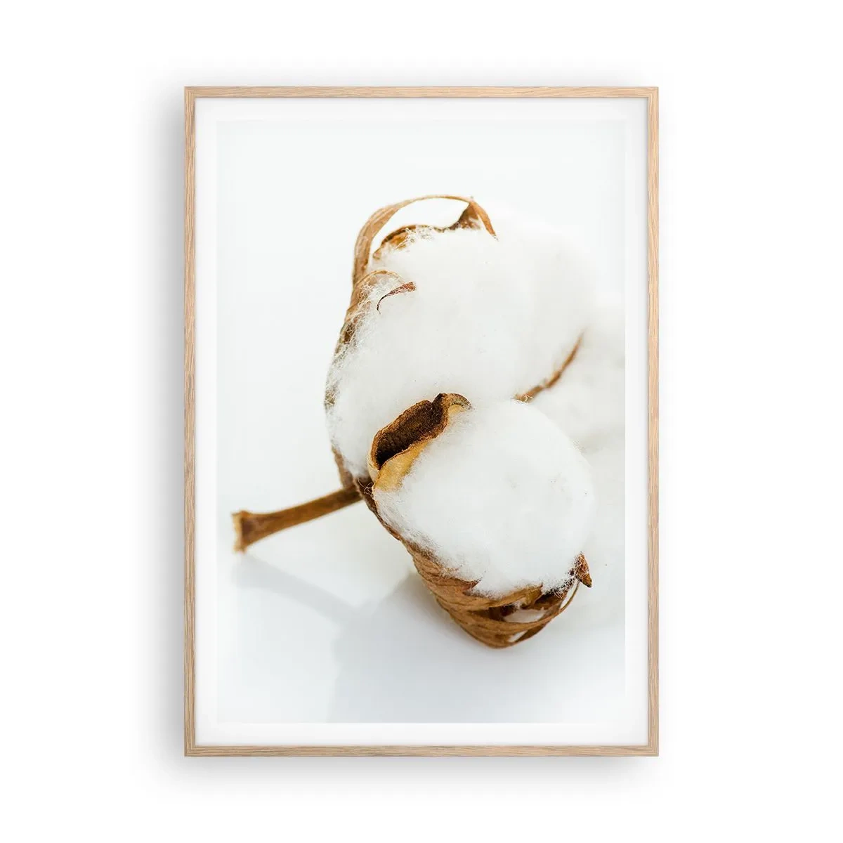 Poster in einem Rahmen aus heller Eiche - Von Natur aus weich - 70x100 cm