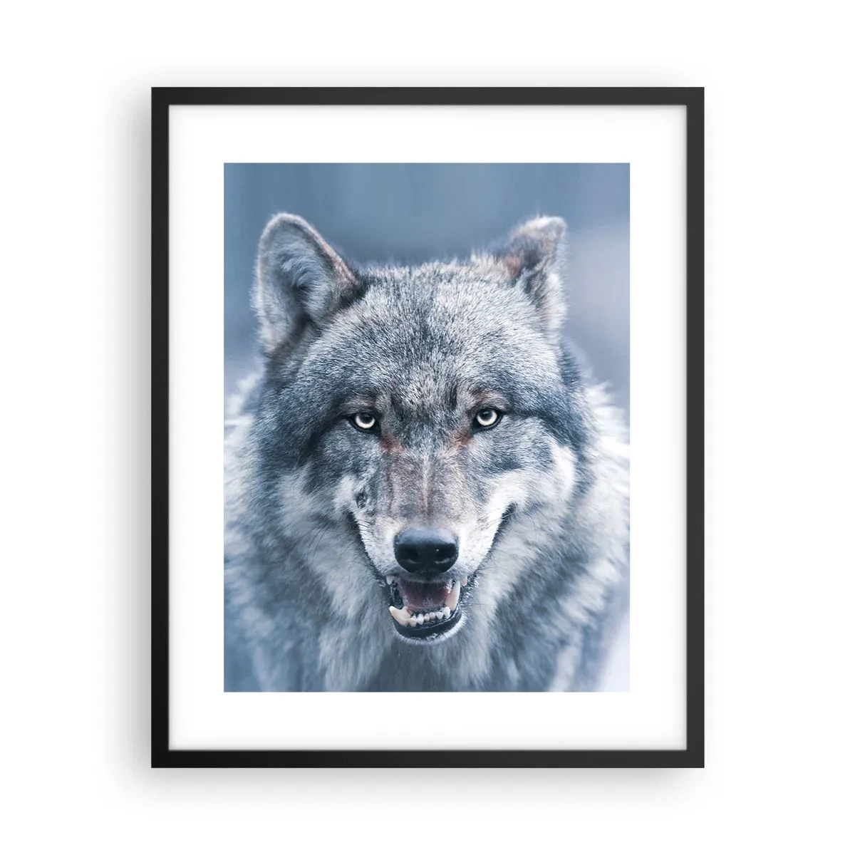 Poster in einem schwarzem Rahmen - Werden Sie die Herausforderung annehmen? - 40x50 cm