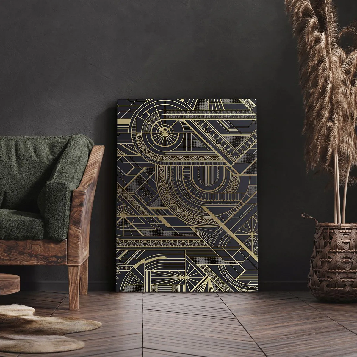 Bild auf Leinwand - Leinwandbild - Konzepte, Ideen, Pläne - 65x120 cm