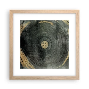 Poster in einem Rahmen aus heller Eiche - Veränderung und Beständigkeit - 30x30 cm