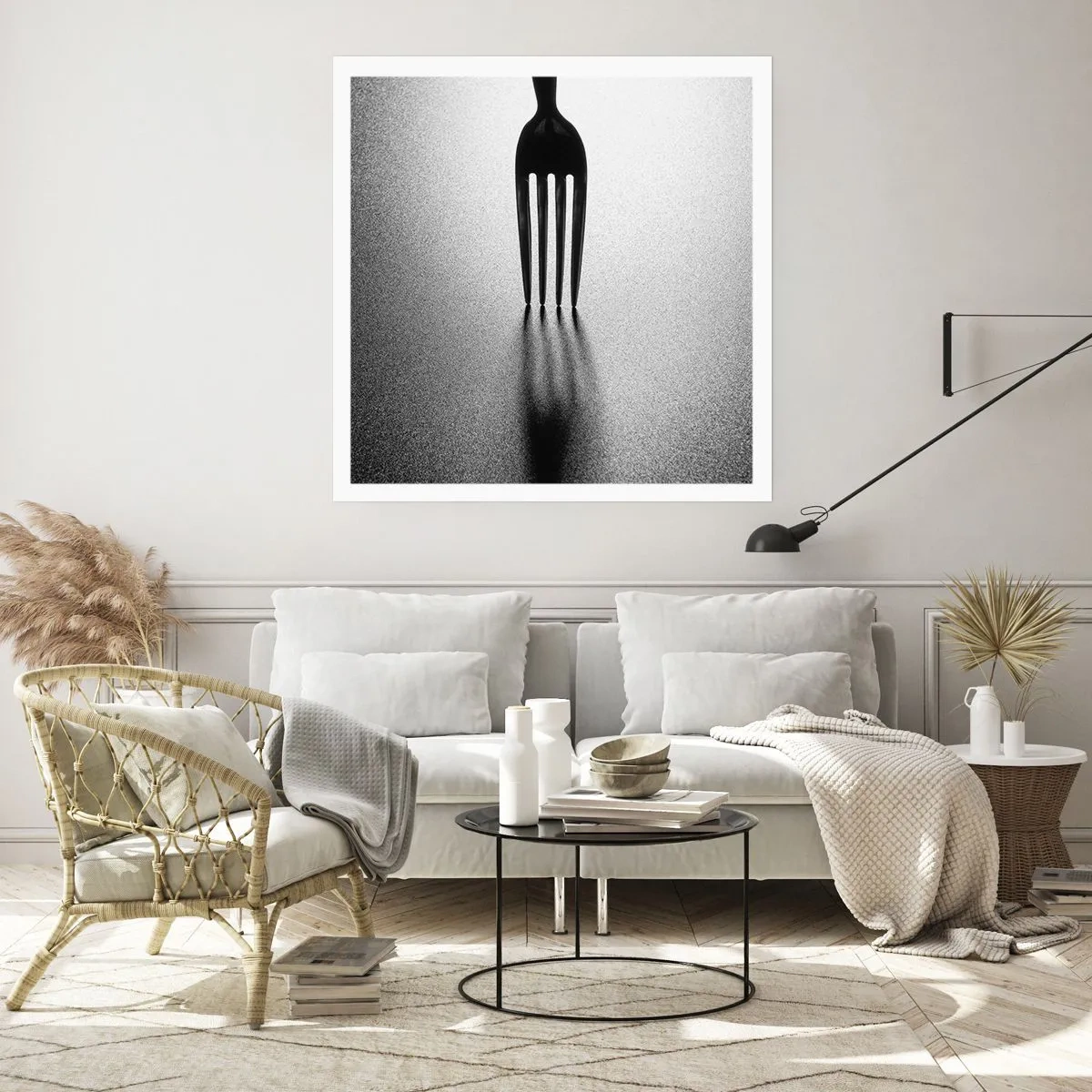 Poster - Licht und Schatten - 40x40 cm