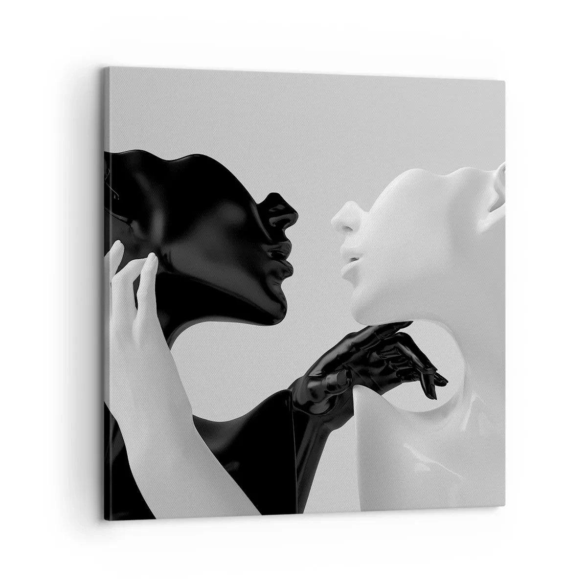 Bild auf Leinwand - Leinwandbild - Anziehung - Begierde - 60x60 cm