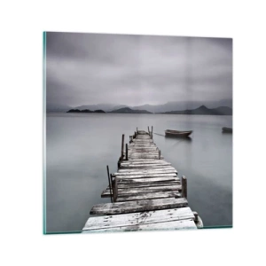 Glasbild - Bild auf glas - Du kannst morgen gehen - 50x50 cm