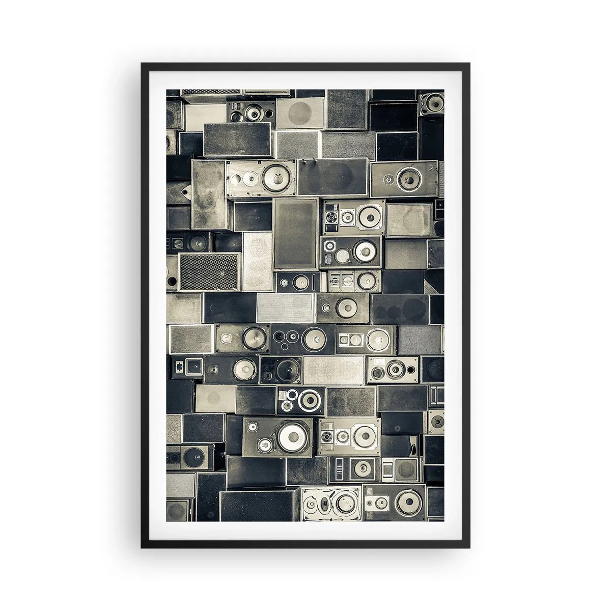 Poster in einem schwarzem Rahmen - Und es ist alles in Ordnung - 61x91 cm