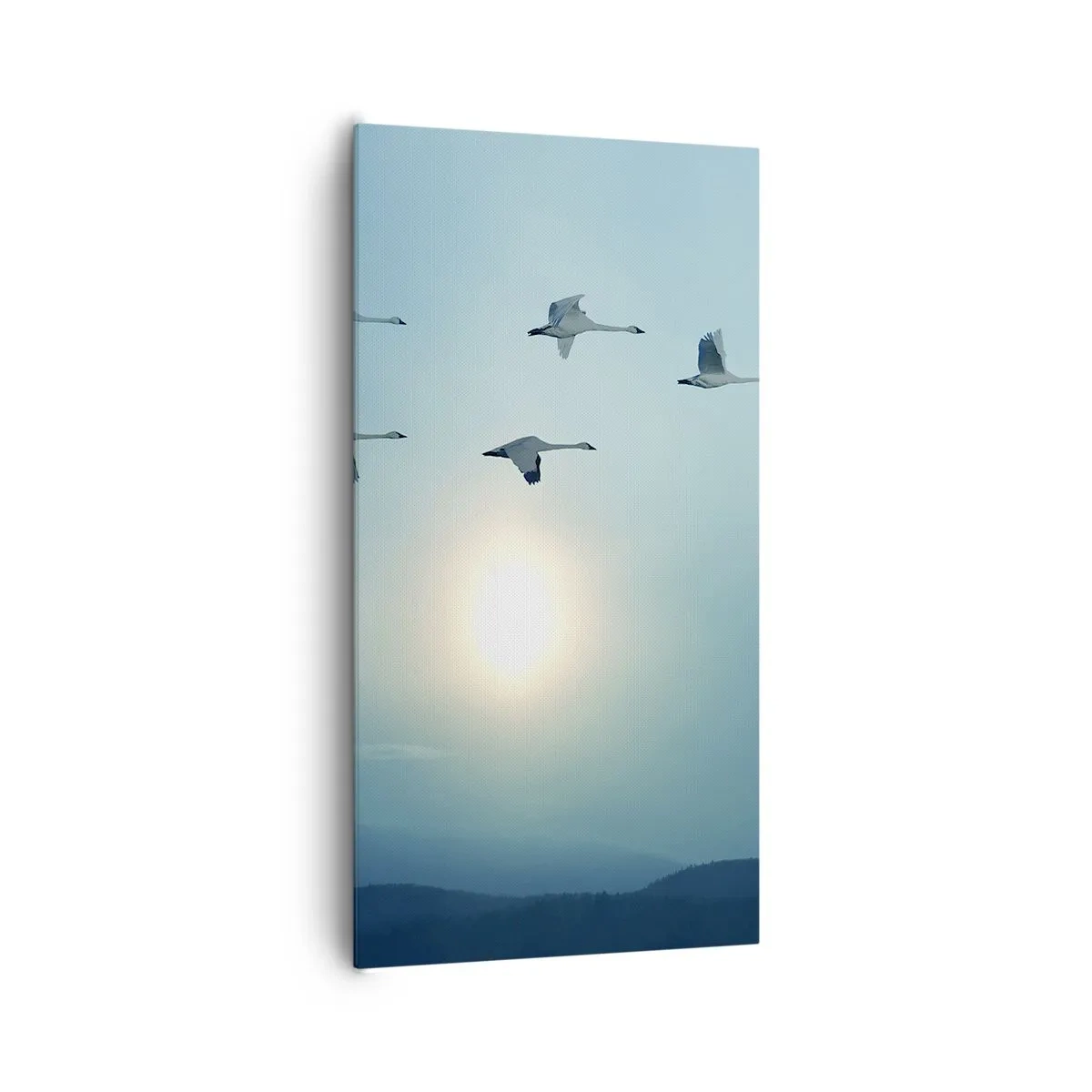 Bild auf Leinwand - Leinwandbild - Auf Wiedersehen Sommer für ein Jahr - 65x120 cm