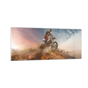 Glasbild - Bild auf glas - Für den Sieg - 100x40 cm