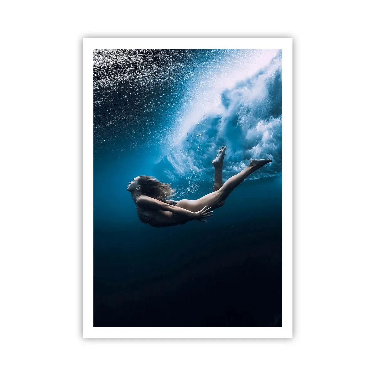 Poster - Moderne Meerjungfrau - 70x100 cm