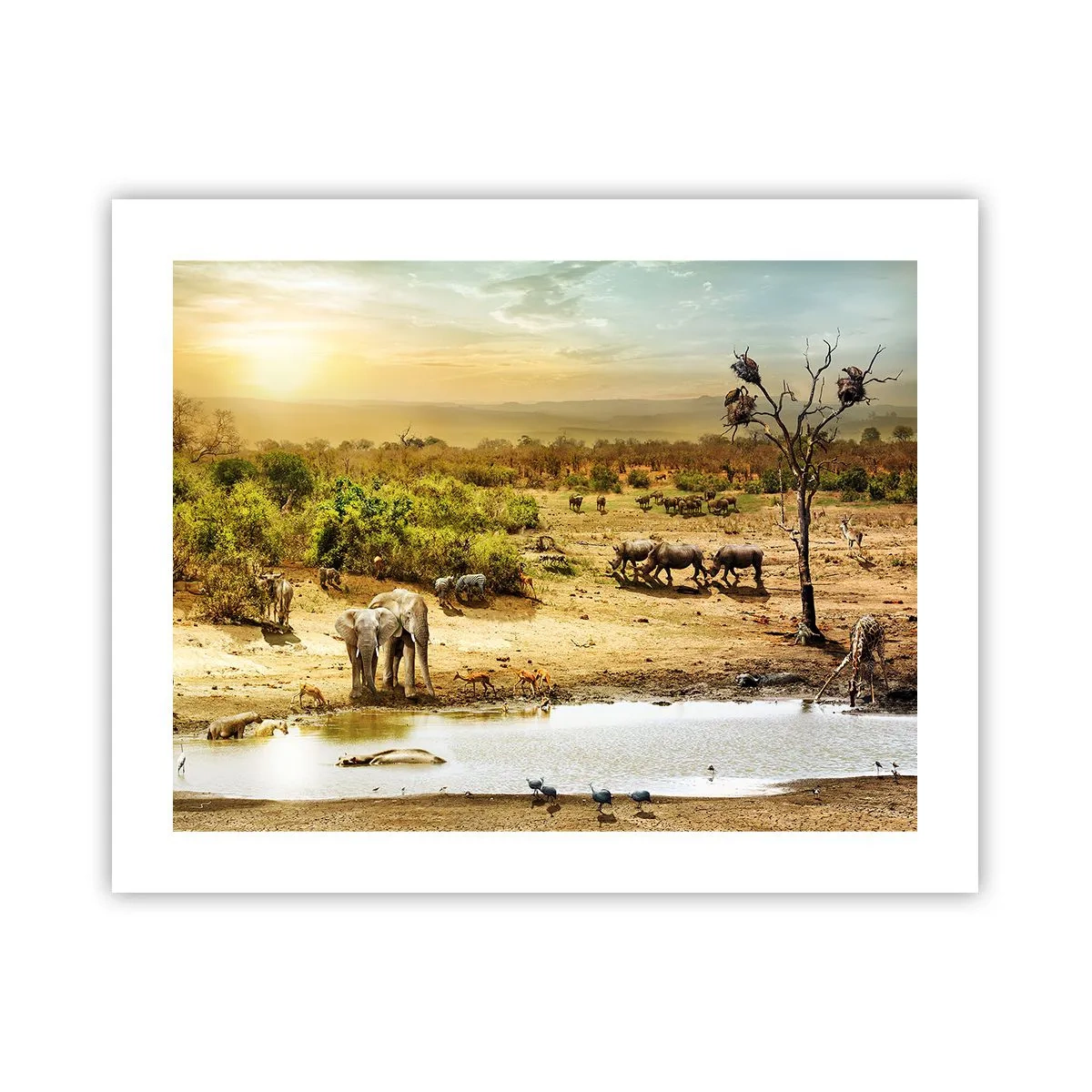 Poster - Ein Fluss floss aus Eden ... - 50x40 cm