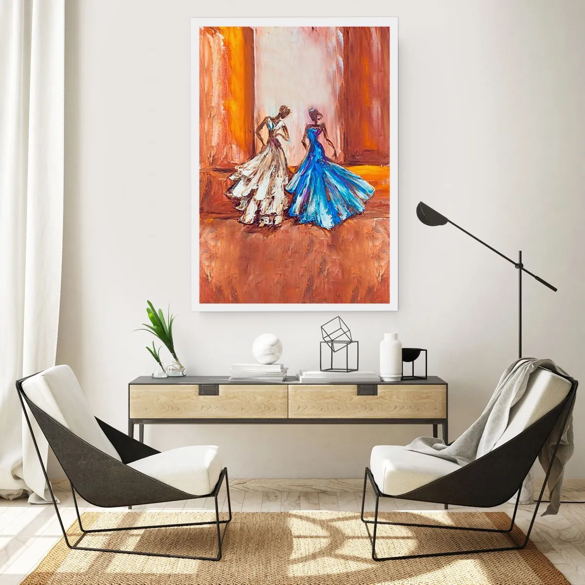 Poster - Ein dankbares Duo - 30x40 cm