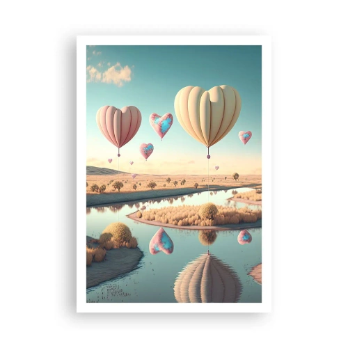Poster - Dank Liebe steigt man auf - 70x100 cm