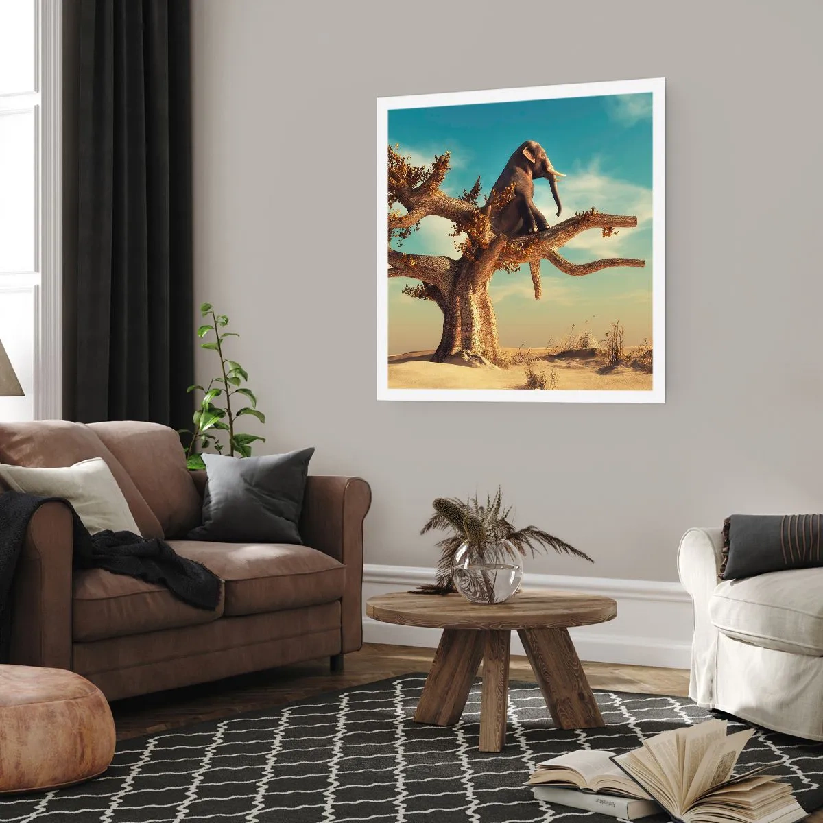 Poster - Ein neuer Standpunkt - 40x40 cm