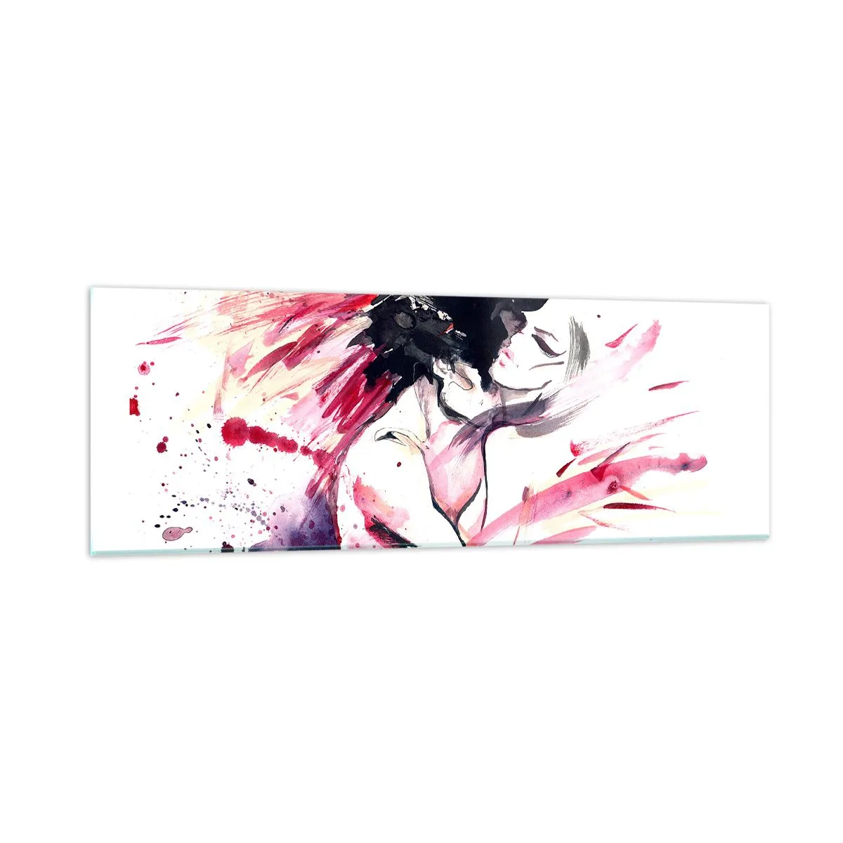 Glasbild - Bild auf glas - Eine Liebeserfüllung - 90x30 cm