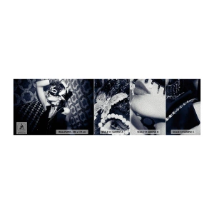 Fototapeten Muster Premium Sand - Dekorationen, Ornamente, Muster ... - Frau, Venezianische Maske, Modell - 100x30 cm