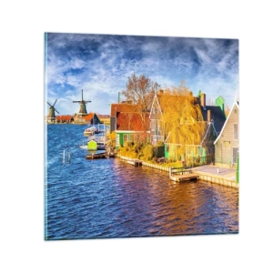 Glasbild - Bild auf glas - Seit Jahrhunderten keine Veränderung - 70x70 cm