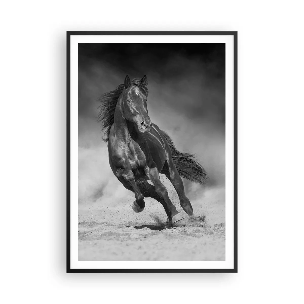 Poster in einem schwarzem Rahmen - Würdig des Emirs selbst - 70x100 cm