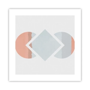 Poster - Die Situation ist klar - 40x40 cm