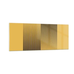 Glasbild - Bild auf glas - Quadratur der Gegensätze - 100x40 cm