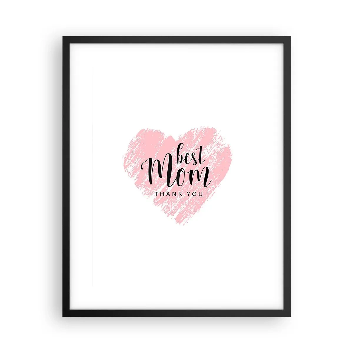 Poster in einem schwarzem Rahmen - Immer der richtige Moment - 40x50 cm