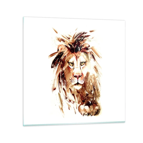 Glasbild - Bild auf glas - Stärke und Würde - 50x50 cm