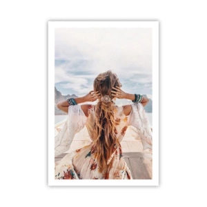 Poster - Auf dem Weg zum Glück - 61x91 cm