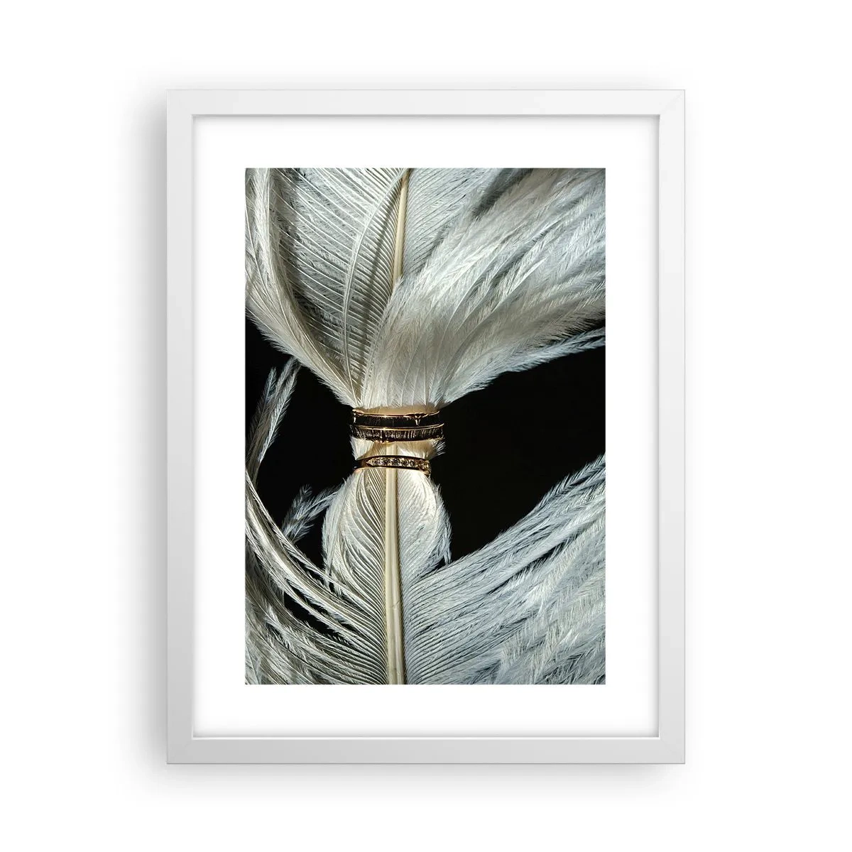 Poster in einem weißen Rahmen - ... und ich werde dich nicht verlassen ... - 30x40 cm