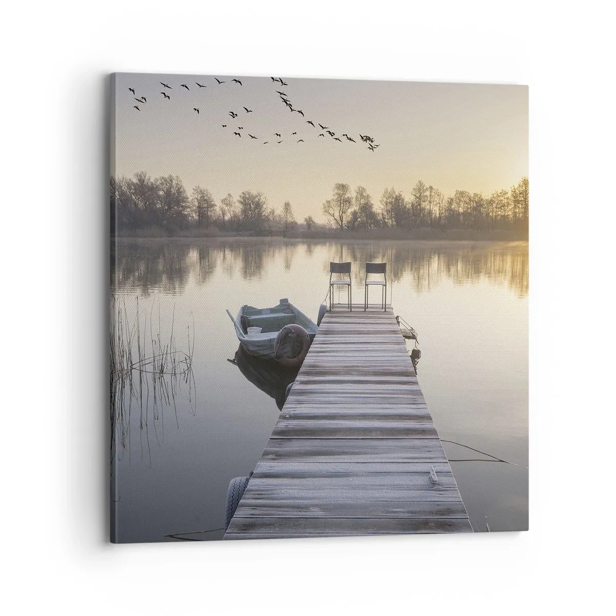 Bild auf Leinwand - Leinwandbild - Ich komme nach einiger Zeit zurück - 70x70 cm