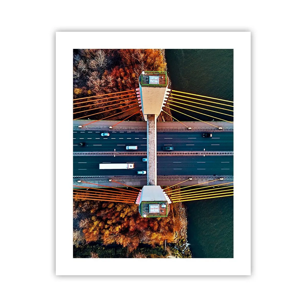 Poster - Jenseits der Gewässer, jenseits der Wälder - 40x50 cm