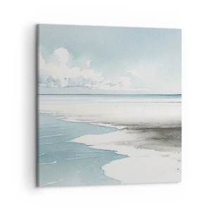 Bild auf Leinwand - Leinwandbild - Sanfte Flut - 50x50 cm