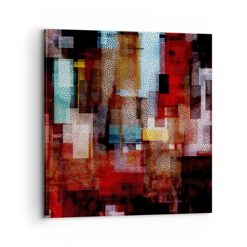 Bild auf Leinwand - Leinwandbild - Verwirrung mit Verwirrung - 70x70 cm