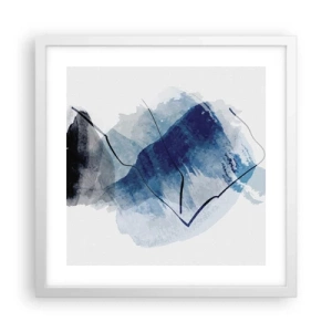 Poster in einem weißen Rahmen - Eisberg - 40x40 cm