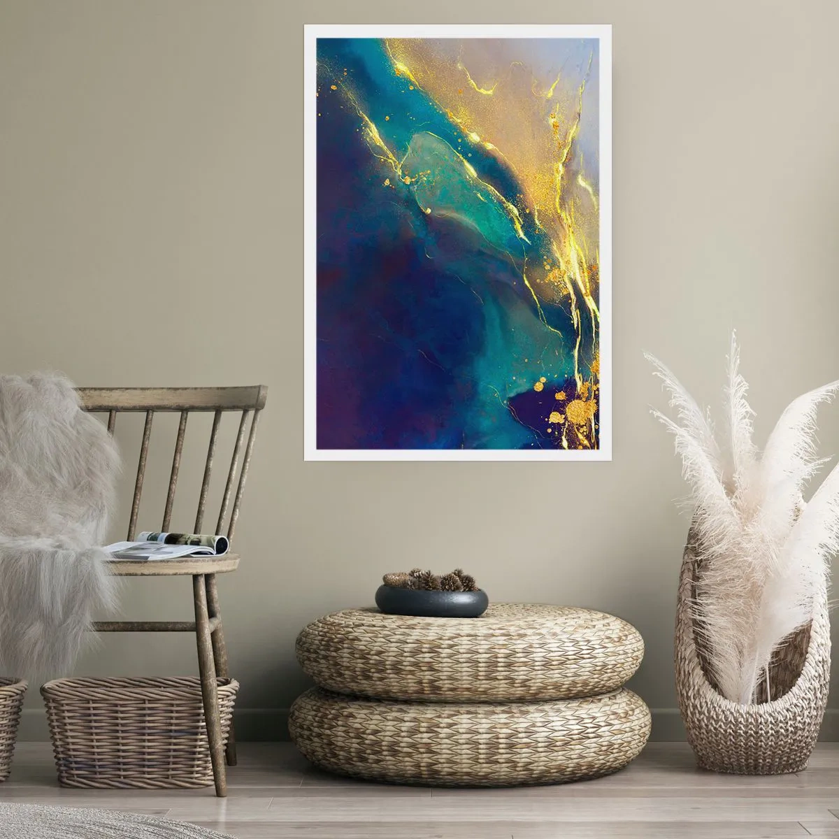 Poster - Der goldene Teich - 61x91 cm