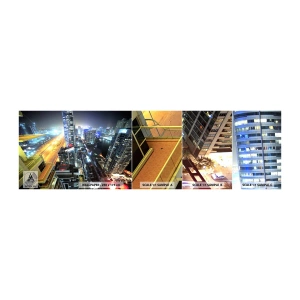 Fototapeten Muster Selbstklebend Deluxe Sticker - Ein Wunder in der Wüste - Stadt, Dubai, Die Architektur - 100x30 cm