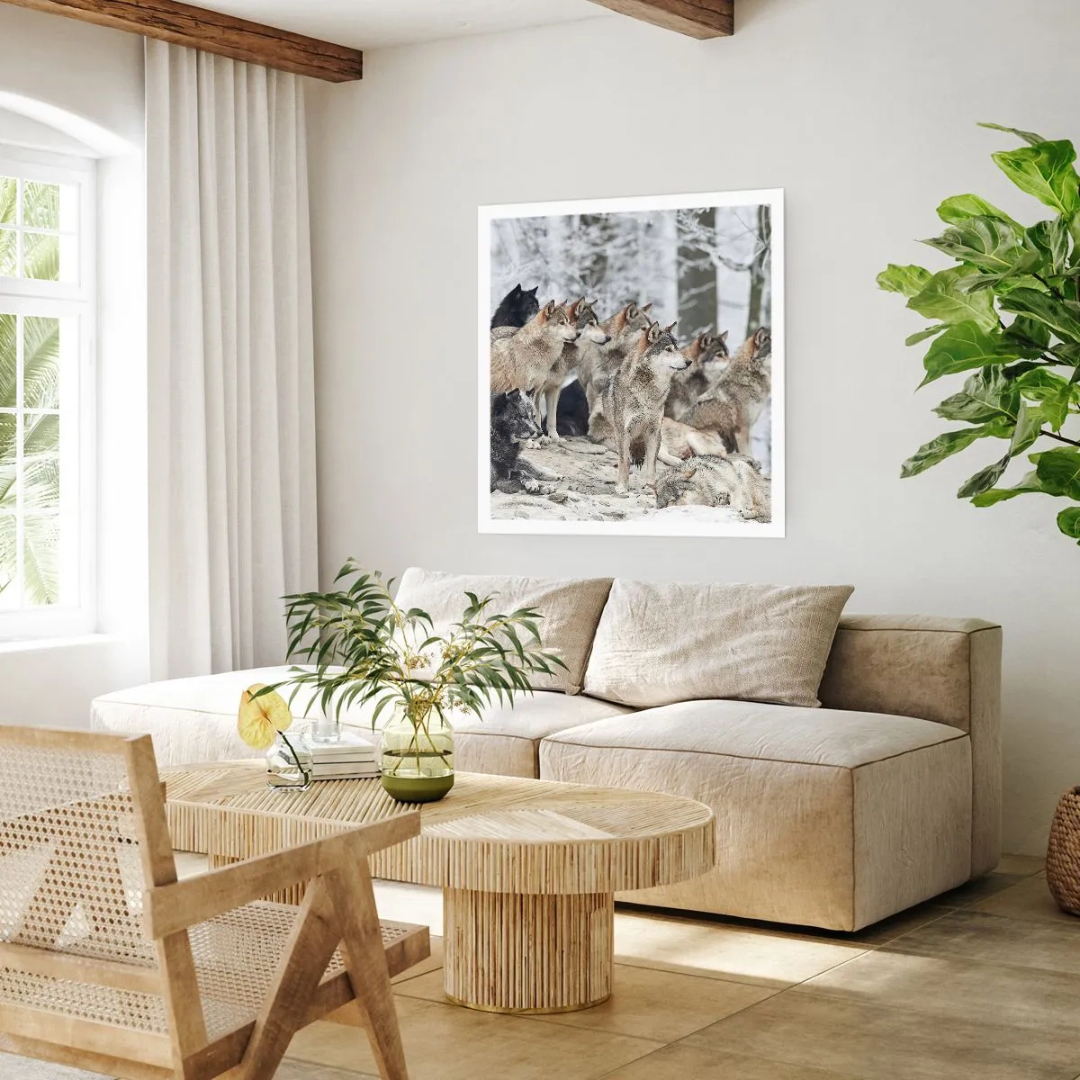 Poster - Familie und Freunde - 50x50 cm