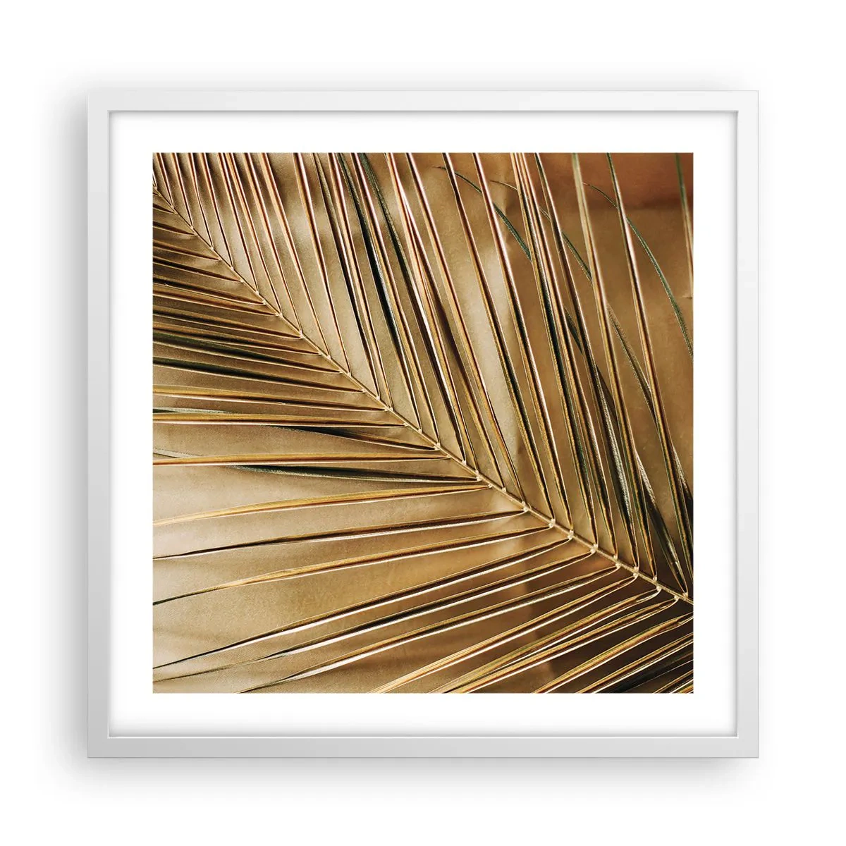 Poster in einem weißen Rahmen - Natürliche Kolonnade - 50x50 cm