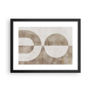 Poster in einem schwarzem Rahmen - Ähnlichkeiten und Unterschiede - 40x30 cm