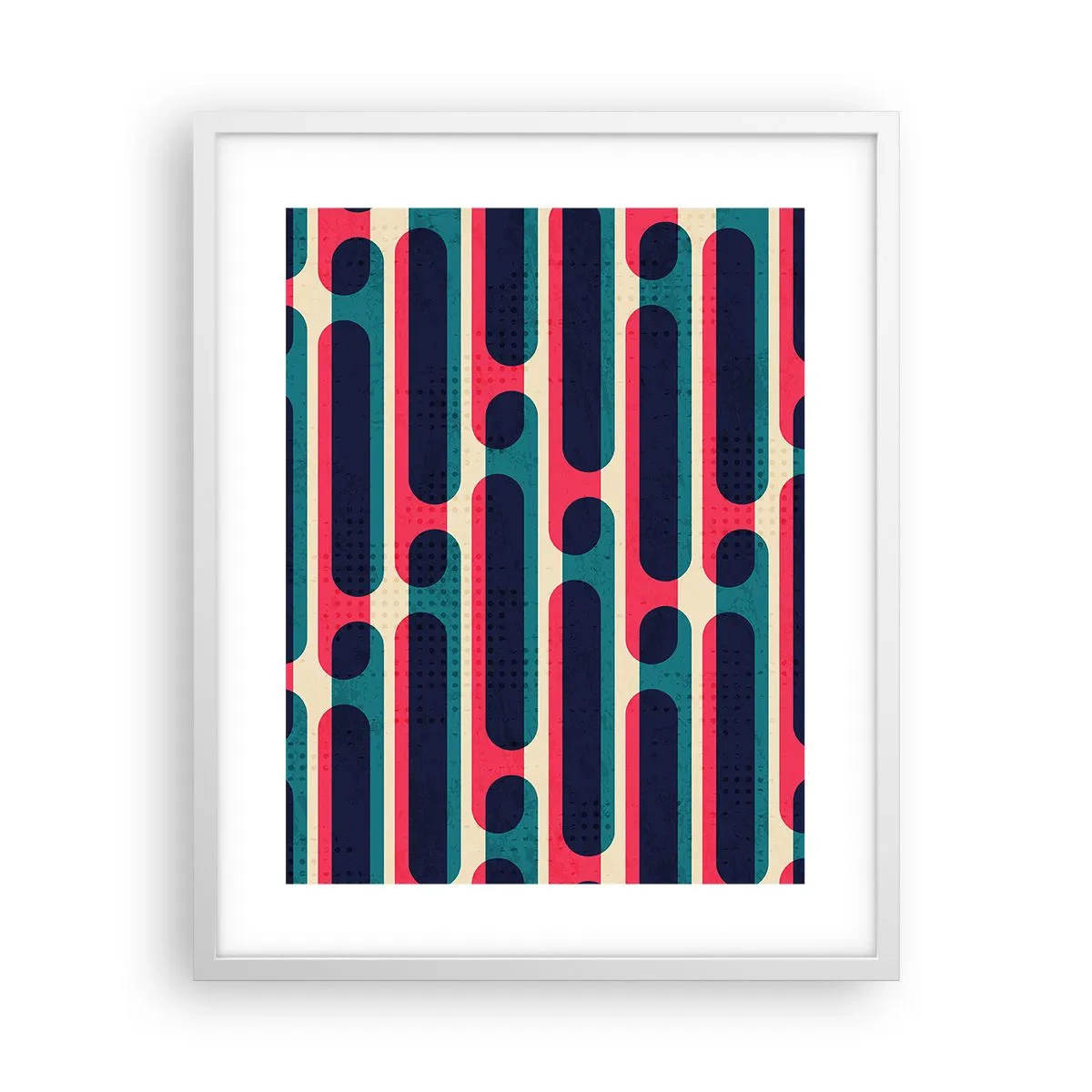 Poster in einem weißen Rahmen - In die Tiefe und vorwärts - 40x50 cm