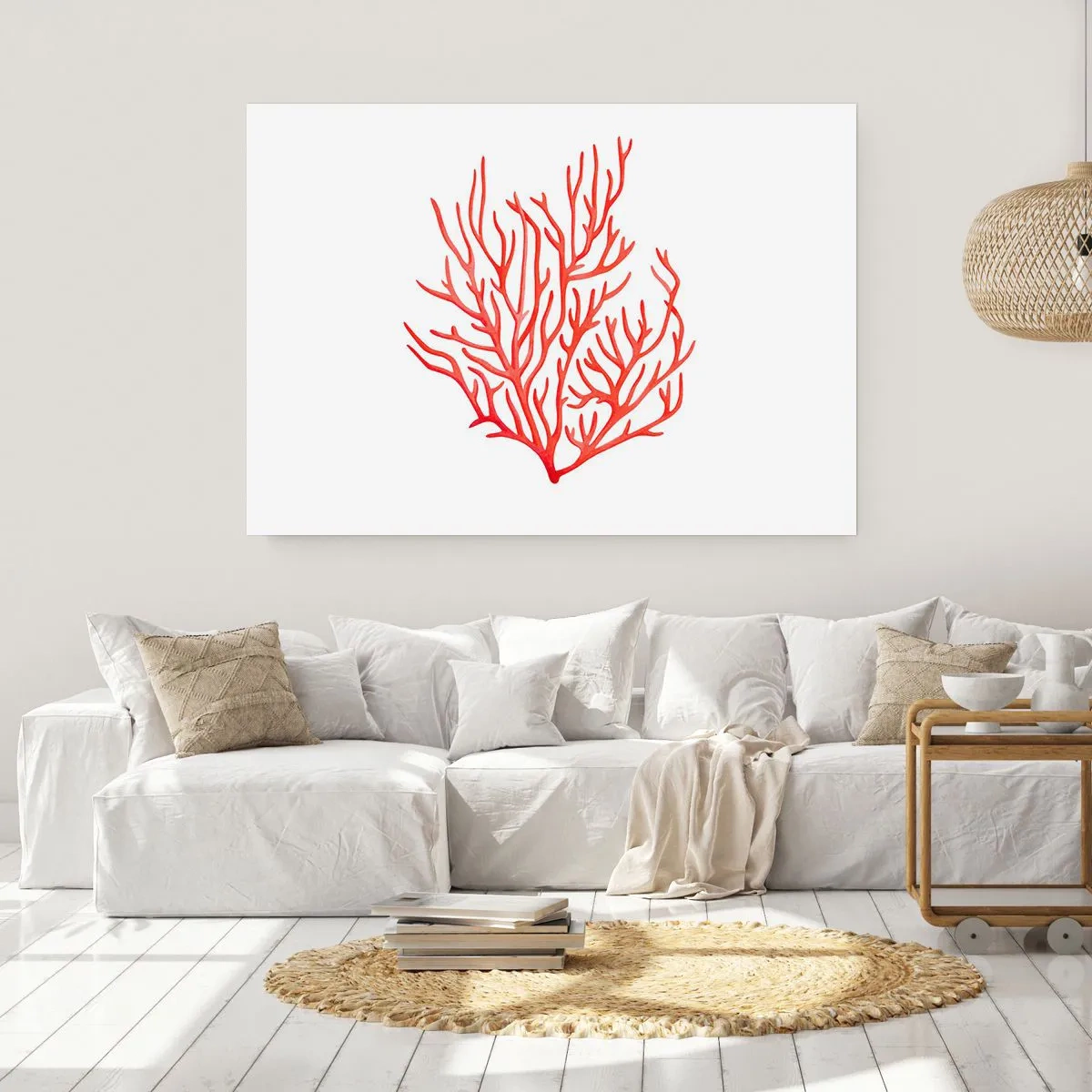 Poster - Korallenfiligran - 91x61 cm