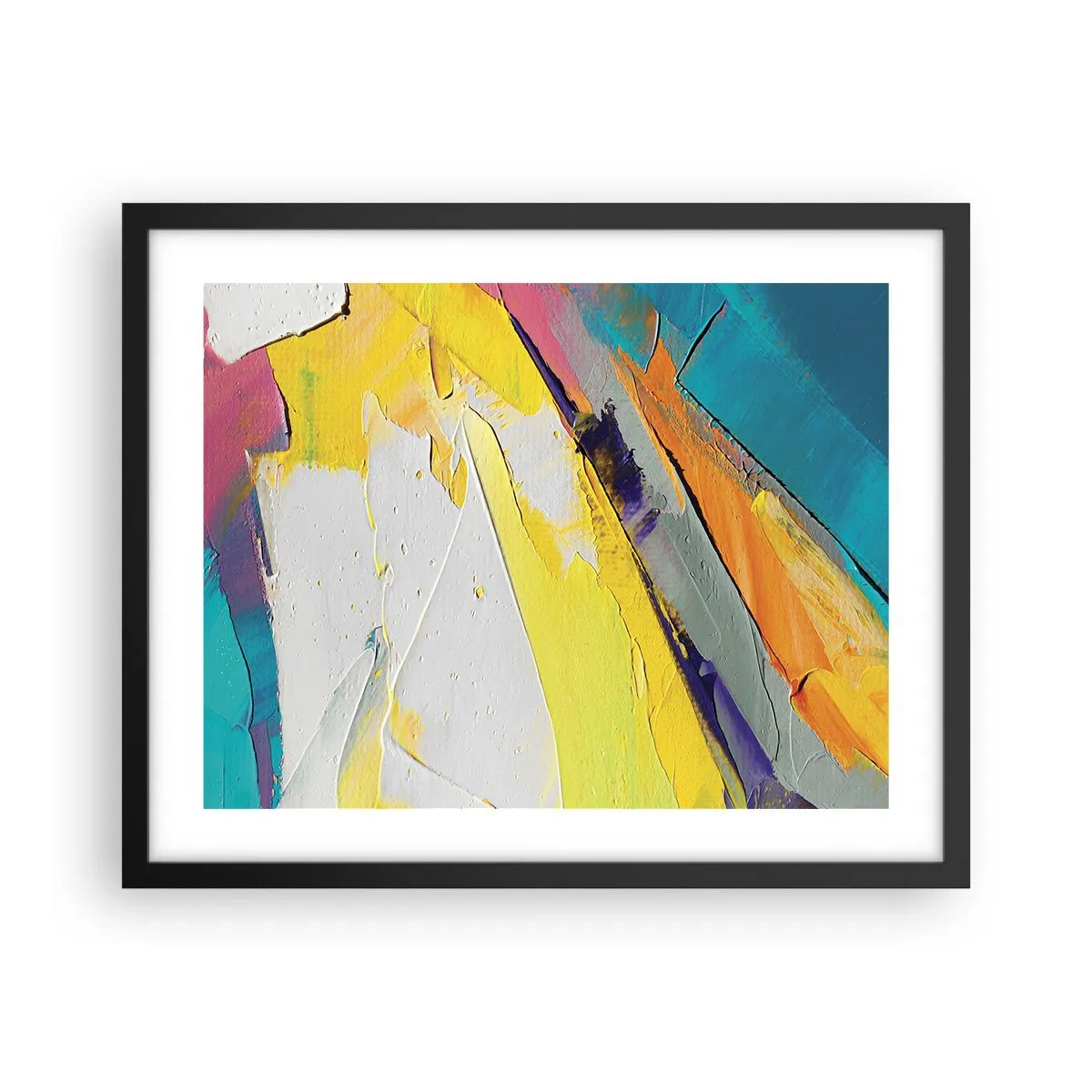 Poster in einem schwarzem Rahmen - Die Anatomie des Lichts - 50x40 cm
