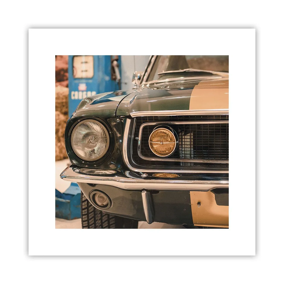 Poster - Treffen mit einer Legende - 30x30 cm