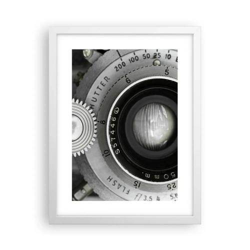 Poster in einem weißen Rahmen - Eine Story über Hollywood - 30x40 cm