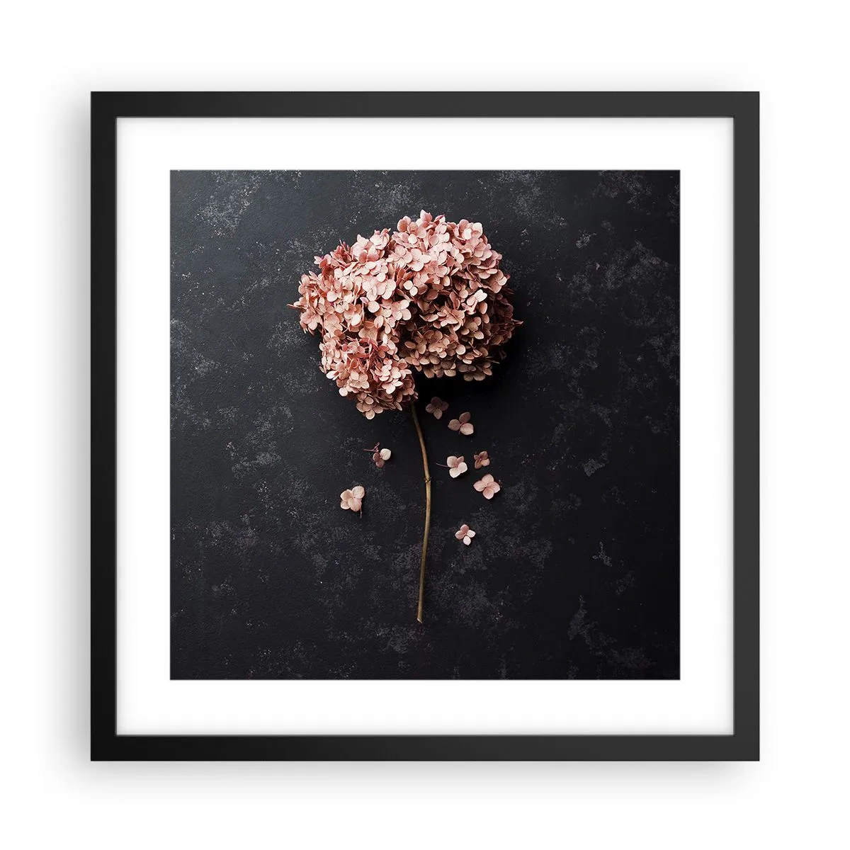 Poster in einem schwarzem Rahmen - Wirklich romantisches Zeichen - 40x40 cm