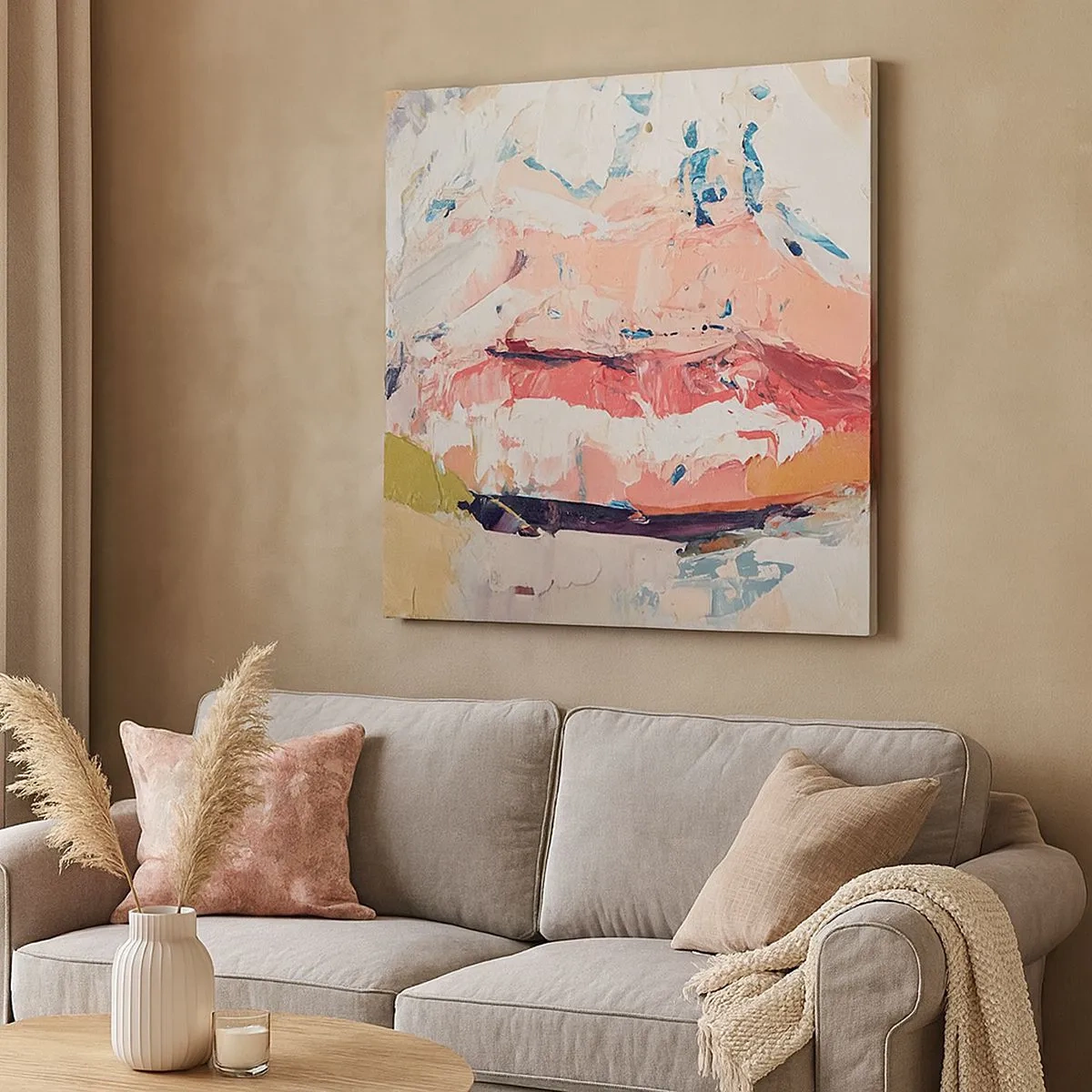 Bild auf Leinwand - Leinwandbild - Es weckt die Sinne - 30x30 cm