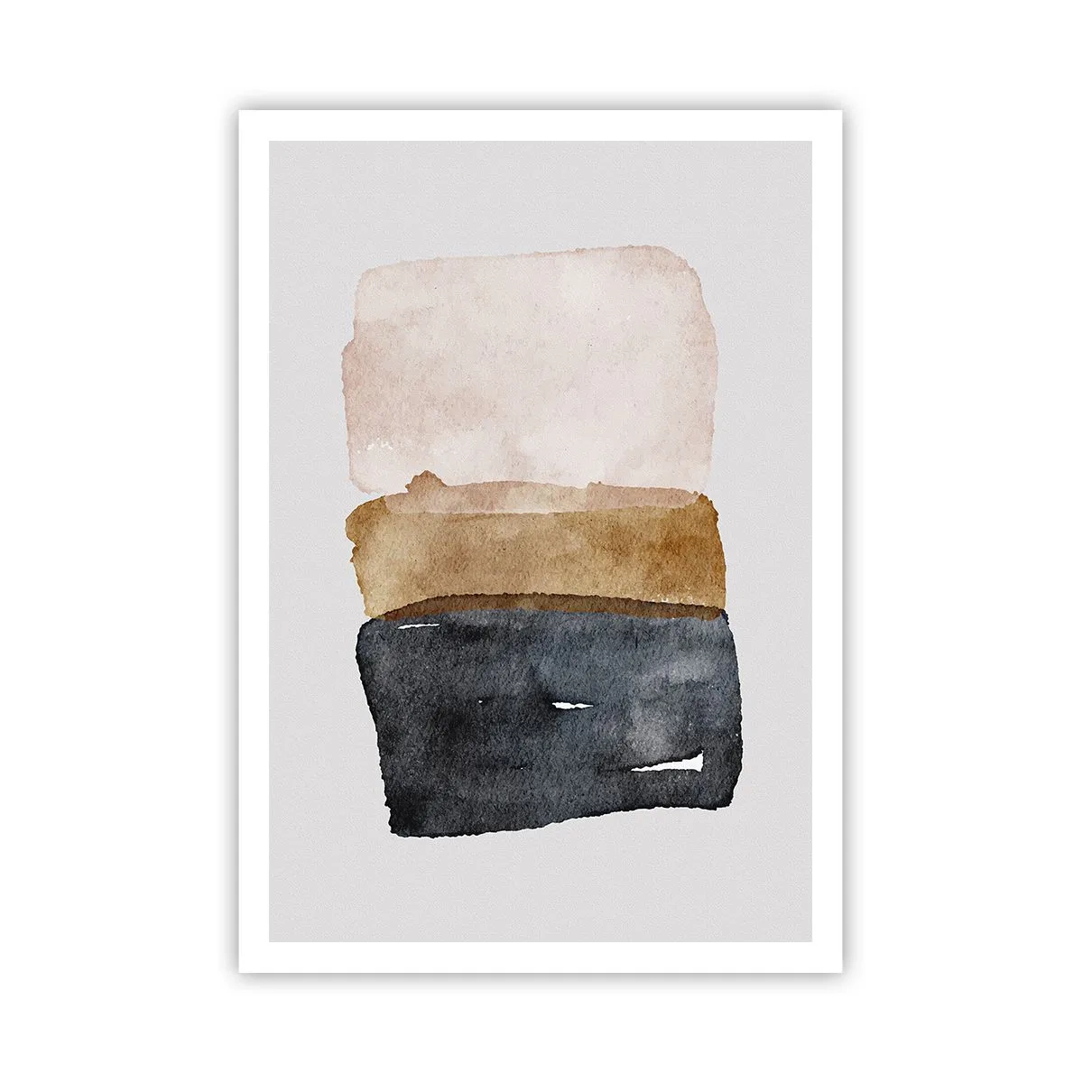 Poster - Die Komposition der Farben der Erde - 70x100 cm