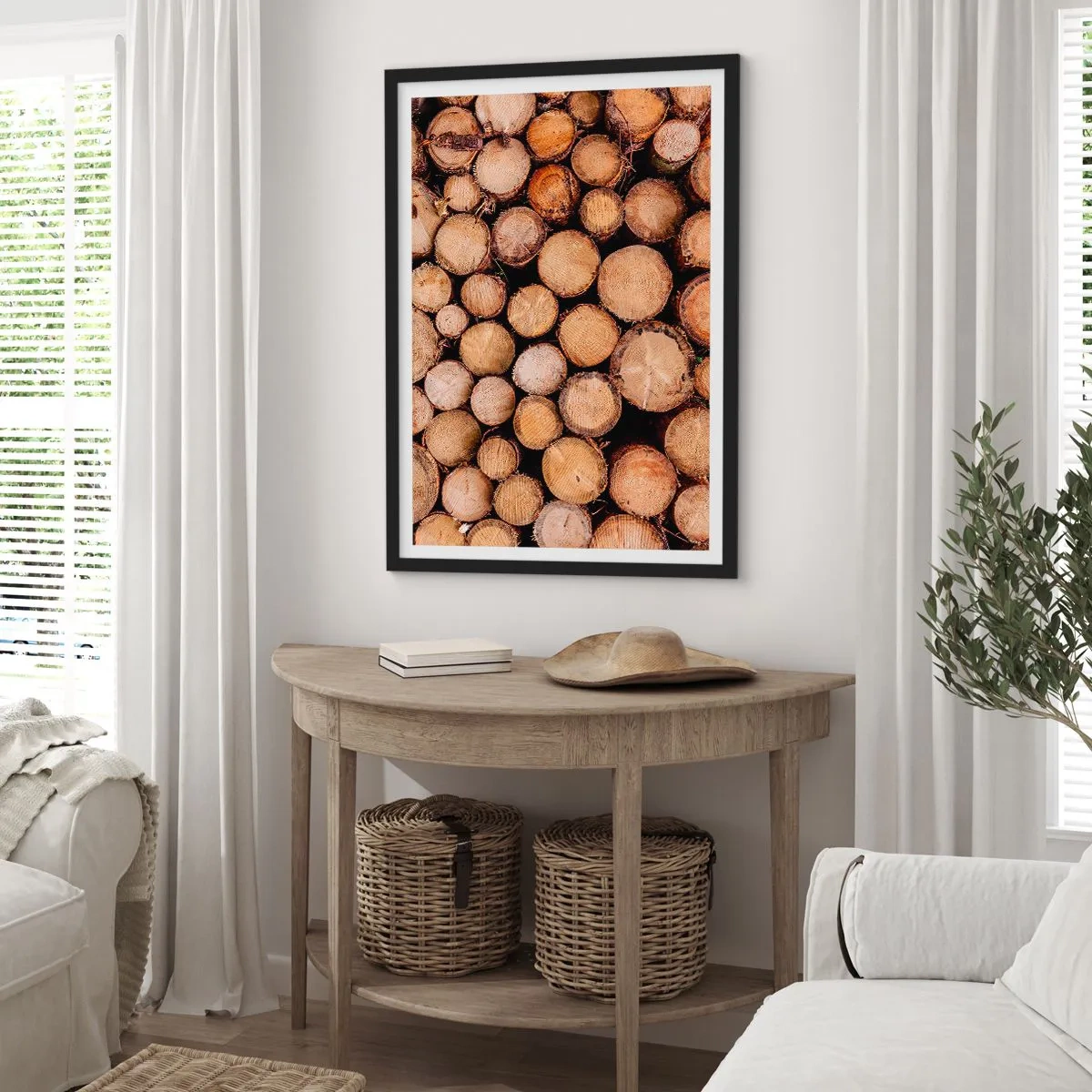 Poster in einem schwarzem Rahmen - Ein neuer Anfang - 30x40 cm